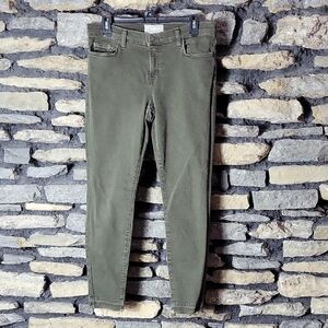 Current/Elliott Women's Skinny Jeans in Olive Size 30